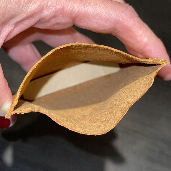 Vintage Genuine Pigskin Cigarette Case Circa 1930 Monogrammed w initials FHL EUC - Picture 7 of 11